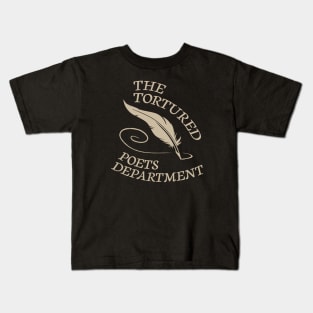 ttpd white ink Kids T-Shirt